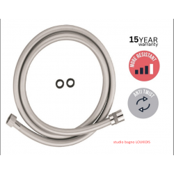 ΣΠΙΡΑΛ ΜΠΑΝΙΟΥ 1,75Μ PVC ΛΕΙΟ ΓΚΡΙ