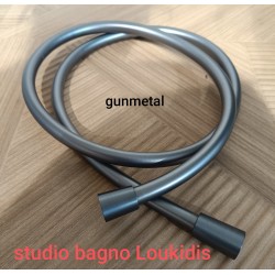 ΣΠΙΡΑΛ ΜΠΑΝΙΟΥ 1,50Μ PVC ΛΕΙΟ GUNMETAL