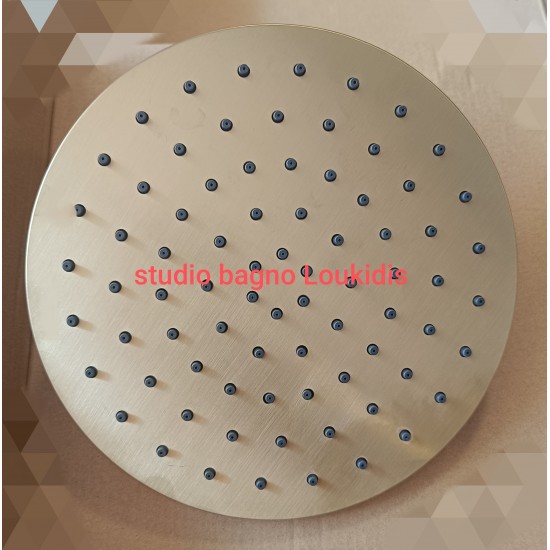ΚΕΦΑΛΗ ΝΤΟΥΣ Φ20 ΟΡΕΙΧΑΛΚΙΝΗ SLIM ΣΤΡΟΓΓΥΛΗ GOLD BRUSHED
