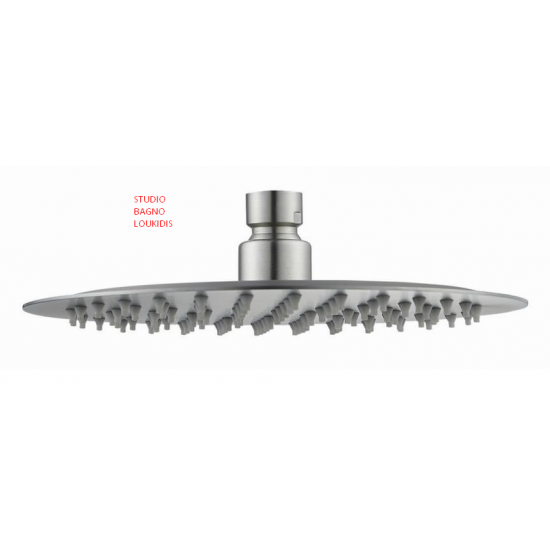 ΚΕΦΑΛΗ ΝΤΟΥΣ Φ20 SLIM ΣΤΡΟΓΓΥΛΗ NICKEL BRUSHED