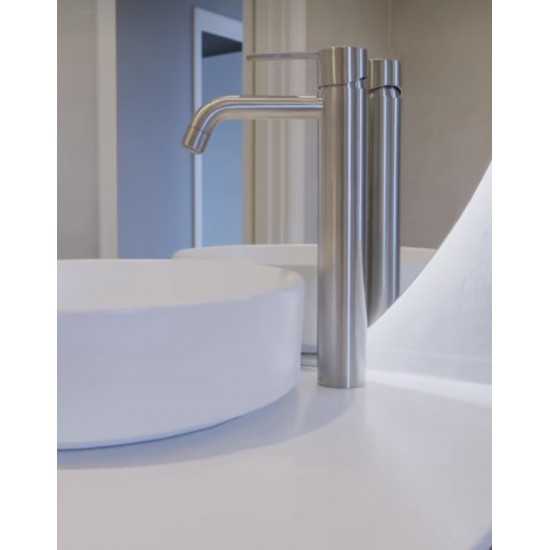 ΜΠΑΤΑΡΙΑ ΝΙΠΤΗΡΑ ΕΠΙΤΡΑΠΕΖΙΑ ART- CHIARA NICKEL BRUSHED INTERFLEX 