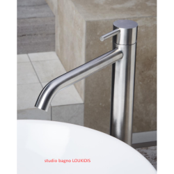 ΜΠΑΤΑΡΙΑ ΝΙΠΤΗΡΑ ΕΠΙΤΡΑΠΕΖΙΑ ART- CHIC NICKEL BRUSHED Φ35 INTERFLEX
