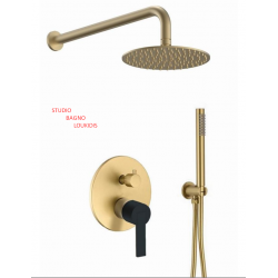 ΜΠΑΤΑΡΙΑ ΜΠΑΝΙΟΥ ΕΝΤΟΙΧΙΣΜΟΥ 2 ΡΟΩΝ HERMES GOLD BRUSHED-BLACK INTERFLEX