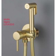 ΣΕΤ BIDET ΕΝΤΟΙΧΙΣΜΟΥ MIΞΗΣ MINIMAL KOMΠΛΕ GOLD BRUSHED