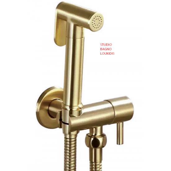 ΣΕΤ ΔΙΑΚΟΠΤΗΣ BIDET ΔΙΠΛΟΣ ROUND GOLD BRUSHED