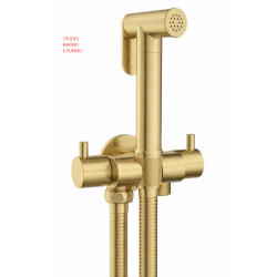 ΣΕΤ ΔΙΑΚΟΠΤΗΣ BIDET ΔΙΠΛΟΣ ROUND DOUBLE GOLD BRUSHED