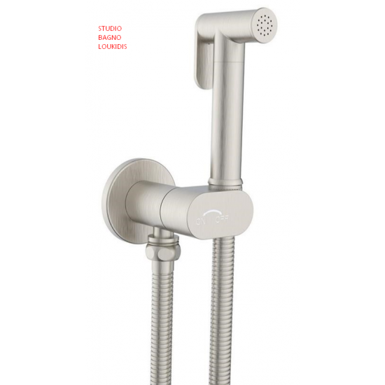 ΣΕΤ ΔΙΑΚΟΠΤΗΣ BIDET TERRA NICKEL BRUSHED