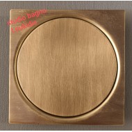 ΣΧΑΡΑΚΙ ΔΑΠΕΔΟΥ 12Χ12 ΑΝΟΞΕΙΔΩΤΟ ΜΕ ΚΑΛΥΜΜΑ SPHERA BRONZE