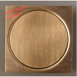 ΣΧΑΡΑΚΙ ΔΑΠΕΔΟΥ 12Χ12 ΑΝΟΞΕΙΔΩΤΟ ΜΕ ΚΑΛΥΜΜΑ SPHERA BRONZE