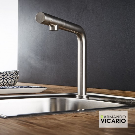 ΜΠΑΤΑΡΙΑ ΝΕΡΟΧΥΤΗ LYNEA INOX BRUSHED ARMANDO VICARIO