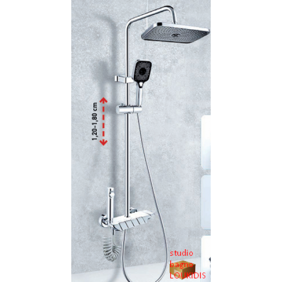 ΜΠΑΤΑΡΙΑ ΜΠΑΝΙΟΥ ΜΕ ΚΟΛΩΝΑ ΝΤΟΥΣ 4 ΕΞΟΔΩΝ PIANO DIGITAL ΧΡΩΜΕ