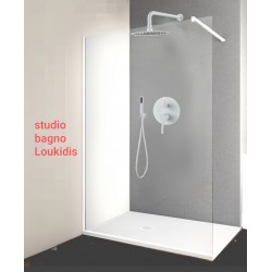 ΔΙΑΧΩΡΙΣΤΙΚΟ 90X1.95Y WALK-IN ΛΕΥΚΟ