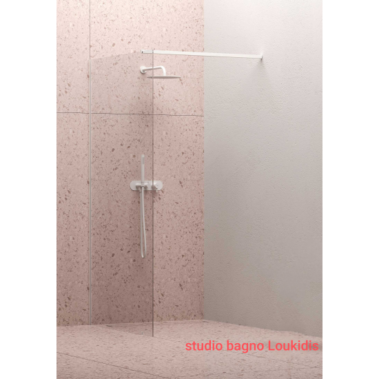 ΔΙΑΧΩΡΙΣΤΙΚΟ 80X1.95Y WALK-IN ΛΕΥΚΟ