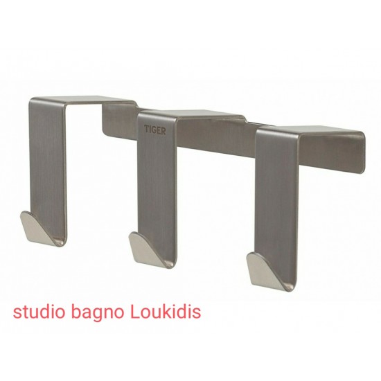 ΚΡΕΜΑΣΤΗ ΡΑΓΑ ΠΟΡΤΑΣ ΚΡΥΣΤΑΛΛΙΝΗΣ 3 ΑΓΚΙΣΤΡΩΝ GEESA NICKEL BRUSHED