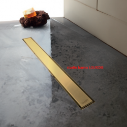 ΚΑΝΑΛΙ ΔΑΠΕΔΟΥ-ΣΙΦΩΝΙ ΝΤΟΥZ 60CM GOLD BRUSHED 2 ΟΨΕΩΝ