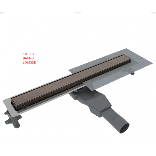 ΚΑΝΑΛΙ ΔΑΠΕΔΟΥ-ΣΙΦΩΝΙ ΝΤΟΥZ 60CM BLACK BRUSHED 2 ΟΨΕΩΝ