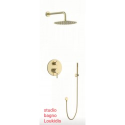 ΜΠΑΤΑΡΙΑ ΝΤΟΥΖΙΕΡΑΣ ΕΝΤΟΙΧΙΣΜΟΥ 2 ΡΟΩΝ GINI BRUSHED GOLD