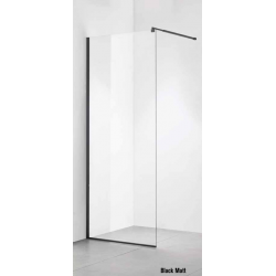 ΔΙΑΧΩΡΙΣΤΙΚΟ 70,80,90,100,110,120 CM Χ 195Y WALK-IN CROWN 8MM BLACK MATT