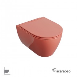 ΛΕΚΑΝΗ 50,5CM ΚΡΕΜΑΣΤΗ GLAM TWIST SCARABEO PEACH GLOSSY