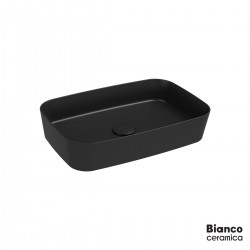 ΝΙΠΤΗΡΑΣ 60Χ38 ΕΠΙΤΡΑΠΕΖΙΟΣ BIANCO CERAMICA BLACK MATT