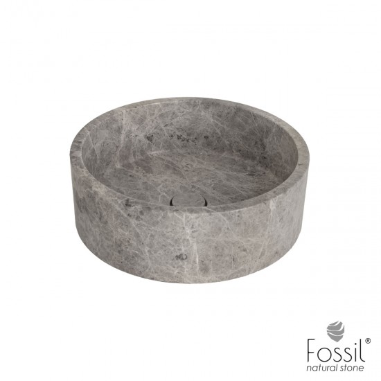 ΝΙΠΤΗΡΑΣ 42Φ ΕΠΙΤΡΑΠΕΖΙΟΣ LUNO ΑΠΟ ΦΥΣΙΚΟ ΜΑΡΜΑΡΟ TUNDRA GREY