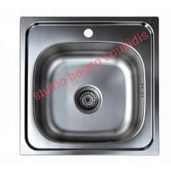 ΝΕΡΟΧΥΤΗΣ 50Χ50 MAY50 ECO INOX ΛΕΙΟ SATINE