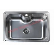 ΝΕΡΟΧΥΤΗΣ 80X50 MAY80 ECO INOX ΛΕΙΟ SATINE