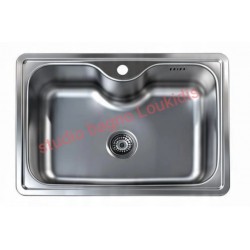 ΝΕΡΟΧΥΤΗΣ 80X50 MAY80 ECO INOX ΛΕΙΟ SATINE