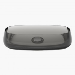 ΝΙΠΤΗΡΑΣ 58X38 ΕΠΙΤΡΑΠΕΖΙΟΣ CRYSTALGLOW OVAL GREY BLACK