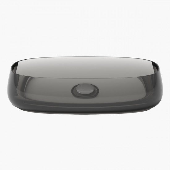 ΝΙΠΤΗΡΑΣ 58X38 ΕΠΙΤΡΑΠΕΖΙΟΣ CRYSTALGLOW OVAL GREY BLACK