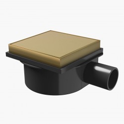 ΣΙΦΩΝΙ ΔΑΠΕΔΟΥ ΤΕΤΡΑΓΩΝΟ 10X10 ANOΞΕΙΔΩΤΟ SMART GOLD 2 ΟΨΕΩΝ