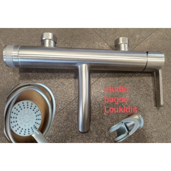 ΜΠΑΤΑΡΙΑ ΜΠΑΝΙΟΥ CARLA BRUSHED NICKEL 