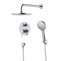 ΜΠΑΤΑΡΙΑ ΝΤΟΥΖΙΕΡΑΣ ΕΝΤΟΙΧΙΣΜΟΥ 2 ΡΟΩΝ CARLA BRUSHED NICKEL 