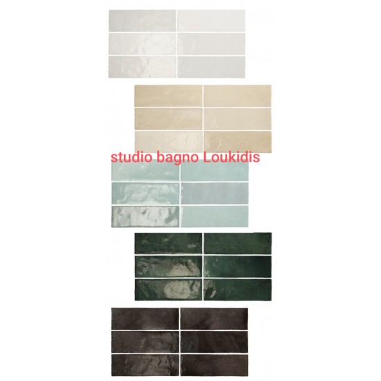 ΠΛΑΚΑΚΙ 6,5X20 ΜΠΑΝΙΟΥ-ΚΟΥΖΙΝΑΣ ARTISAN BRILLO ΣΕ 5 ΧΡΩΜΑΤΑ