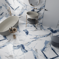 ΠΛΑΚΑΚΙ 60X120 ΔΑΠΕΔΟΥ-ΜΠΑΝΙΟΥ CALACATTA AQUA BLUE POLISHED