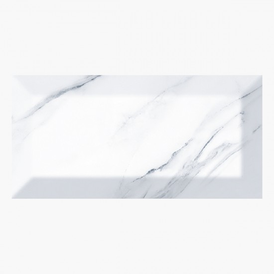 ΠΛΑΚΑΚΙ 10X20 ΜΠΑΝΙΟΥ-ΚΟΥΖΙΝΑΣ ARTISAN CARRARA WHITE GLOSSY