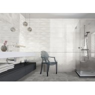 ΠΛΑΚΑΚΙ 20x50 ΜΠΑΝΙΟΥ-KOYZINAΣ  ΣΕΙΡΑ EASY  perla - taupe - gris