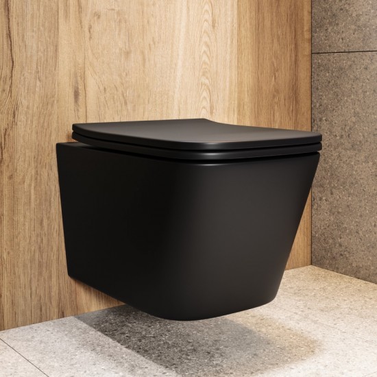 ΛΕΚΑΝΗ 49CM EMILIA BLACK MATT TORNADO