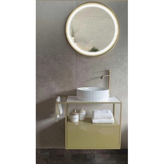 ΒΑΣΗ ΕΠΙΠΛΟΥ ΜΠΑΝΙΟΥ 60X50 FERRO ΜΕΤΑΛΛΟ+ΛΑΚΑ