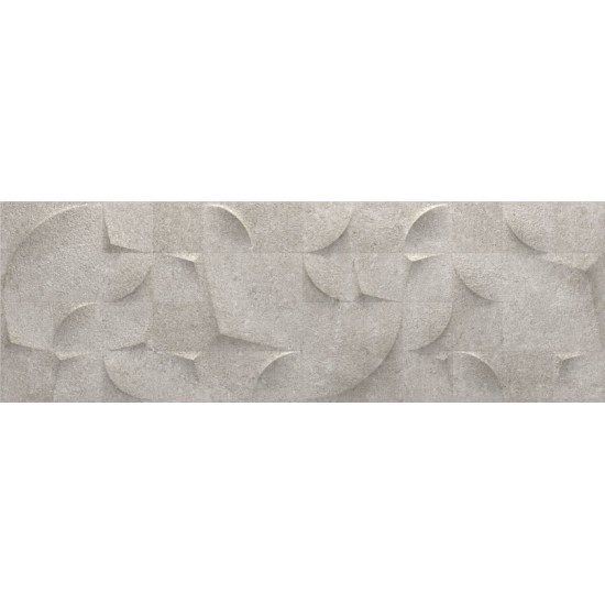 ΠΛΑΚΑΚΙ 30X90 ΜΠΑΝΙΟΥ-ΚΟΥΖΙΝΑΣ ICON SHAPE GREY