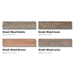 ΠΛΑΚΑΚΙ 15x60 ΔΑΠΕΔΟΥ τυπου ξυλο GREEKWOOD  σε 4 αποχρωσεις rovere/larice/acero/betula