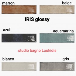 ΠΛΑΚΑΚΙ 7,5Χ30 ΜΠΑΝΙΟΥ-ΚΟΥΖΙΝΑΣ IRIS GLOSSY ΣΕ 6 ΧΡΩΜΑΤΑ