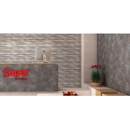 ΠΛΑΚΑΚΙ 20x50 ΜΠΑΝΙΟΥ-ΚΟΥΖΙΝΑΣ IRON SILVER - TITANIO   