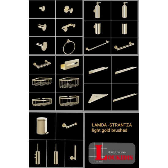 ΣΕΙΡΑ LAMDA-STRANTZA PVD LIGHT GOLD