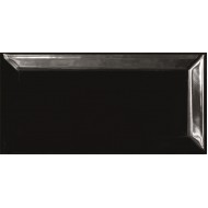 ΠΛΑΚΑΚΙ 10X20 ΜΠΑΝΙΟΥ-ΚΟΥΖΙΝΑΣ METRO BLACK