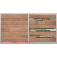 ΠΛΑΚΑΚΙ 35X35 ΜΠΑΝΙΟΥ-ΚΟΥΖΙΝΑΣ BRICK RATIO COTTO