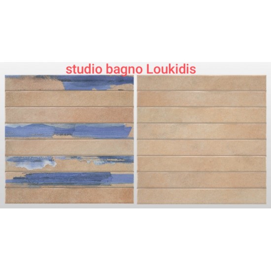 ΠΛΑΚΑΚΙ 35X35 ΜΠΑΝΙΟΥ-ΚΟΥΖΙΝΑΣ BRICK RATIO TERRA